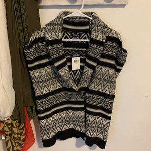 Chaps Button Sweater Vest